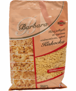 Barbara gluténmentes tészta kiskocka 200 g