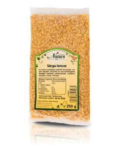 Natura sárga lencse 250 g