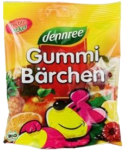 Dennree bio gumicukor gumimacis 100 g