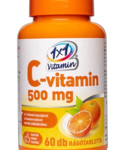 1x1 vitaday c-vitamin 500mg rágótabletta narancs 60 db