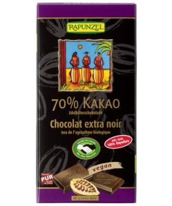 Rapunzel bio keserűcsokoládé 70% 80 g