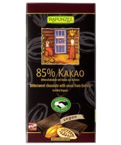 Rapunzel bio keserűcsokoládé 85% 80 g