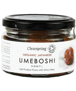 Clearspring bio umeboshi sós japán szilva 200 g