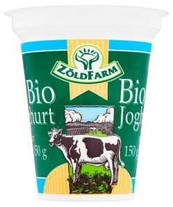 Zöldfarm bio joghurt natúr 150 g