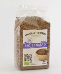Greenmark bio lenmag barna 500 g