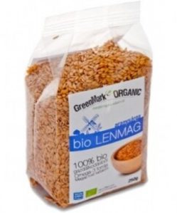 Greenmark bio lenmag aranysárga 250 g