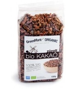 Greenmark bio kakaóbab pörkölt zúzott 150 g