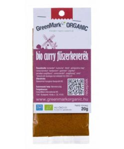Greenmark bio curry fűszerkeverék 20 g