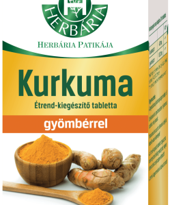 Herbária kurkuma-gyömbér tabletta 120 db