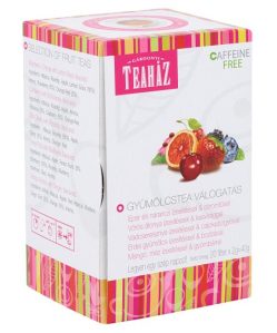 Teaház gyümölcstea válogatás 20x2 g
