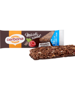 Cerbona szelet étcsokis málnás 20 g