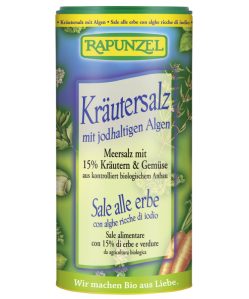 Rapunzel bio jódos fűszersó algával 125 g