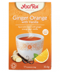 Yogi bio tea narancsos gyömbér vaníliával 17x1,8g 31 g