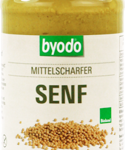 Byodo bio enyhén csípős mustár 200 ml