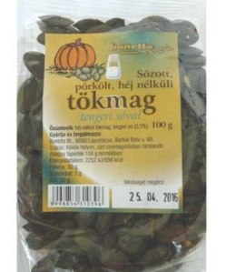 Bonetta héjnélküli tökmag natúr 200 g