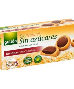 Gullón ronditas keksz étcsokoládéval töltött,édesítőszerrel 186 g