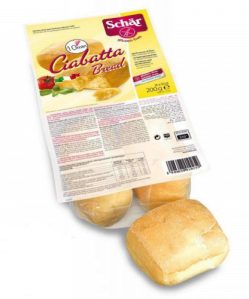 Schär gluténmentes ciabatta zsemle elösütőtt 4x50g 200 g