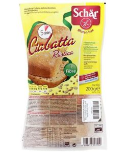 Schär gluténmentes ciabatta zsemle elősütött magvas 4x50g 200 g