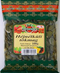 Naturfood héjnélküli tökmag 100 g