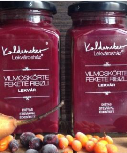 Kaldeneker vilmoskörte-ribizli lekvár fahéjjal, steviával 312 ml