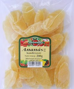Naturfood kandírozott ananász 150 g