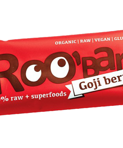 Roobar 100% raw bio gyümölcsszelet goji bogyóval 30 g