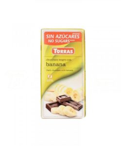 Torras gluténmentes étcsokoládé banán cukor nélkül 75 g