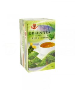 Herbex prémium tea zöldtea aloe verával 20x1,5g 30 g
