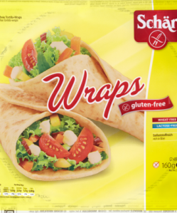 Schar gluténmentes wraps tortilla lap 160 g