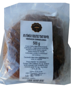 Ata tönköly szeletelt toast kenyér 15 napos 500 g