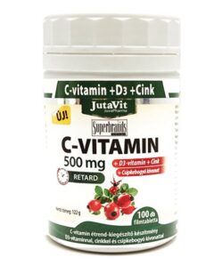Jutavit c-vitamin 500 mg+d3+cink 100 db