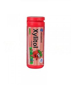 Xylitol kids gyermek rágógumi eper íz 30 db