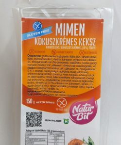 Mimen minden mentes keksz kókuszkrémes 150 g