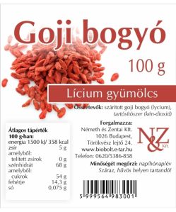 N&z goji bogyó 100 g