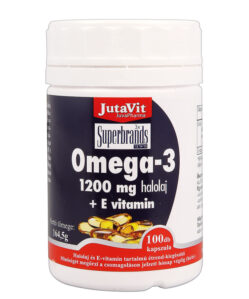 Jutavit omega-3 halolaj + e-vitamin 1200 mg 100 db