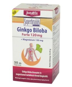 Jutavit ginkgo biloba 120mg + magnézium 150mg 50 db