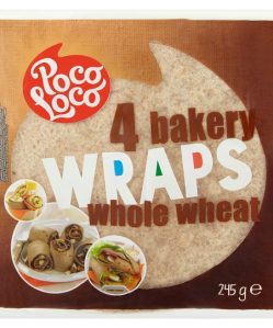 Poco Loco teljes kiőrlésű lágy tortilla 245 g