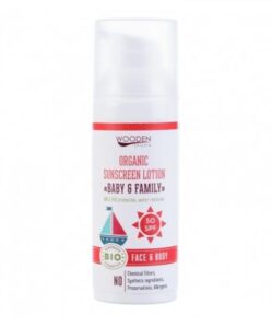 Wooden Spoon bio naptej és testápoló spf 50 50 ml