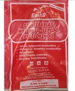 Going színterápiás wellness lepedő piros 1 db