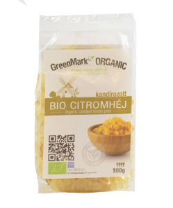 Greenmark bio kandírozott citromhéj 100 g