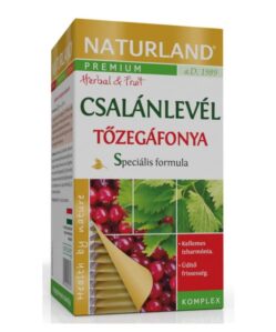 Naturland csalánlevél tőzegáfonya tea 20x1,2g 24 g