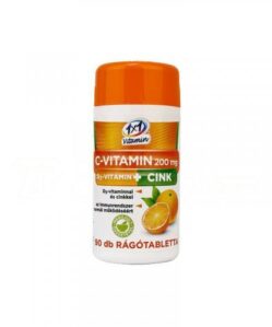 1x1 C200 mg D3 cink rágótabletta 90 db