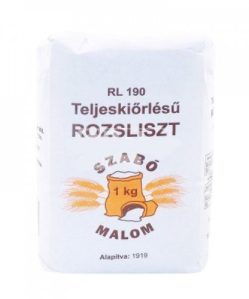 Szabó Malom teljes kiőrlésű rozsliszt rl-190 1000 g