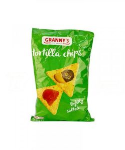 Grannys enyhén sós tortilla chips gluténmentes 150 g