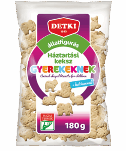 Detki állatfigurás háztartási keksz gyerekeknek kalciummal 180 g
