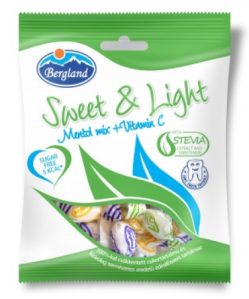 Sweet&light mentol mix+vitamin c cukormentes cukorka 60 g