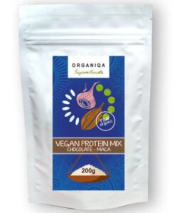 Organiqa 100% bio vegán fehérje mix csokoládé-maca 200 g