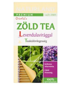 Naturland prémium zöld tea levendulavirággal 30 g