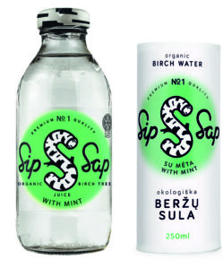 Sipsap bio nyírfavíz menta íz 330 ml