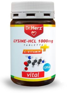Dr. herz lysine-hcl 1000mg tabletta 120 db